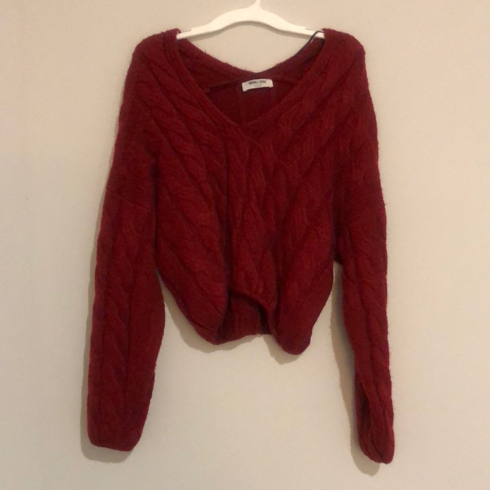 Red Cozy Sweater :)